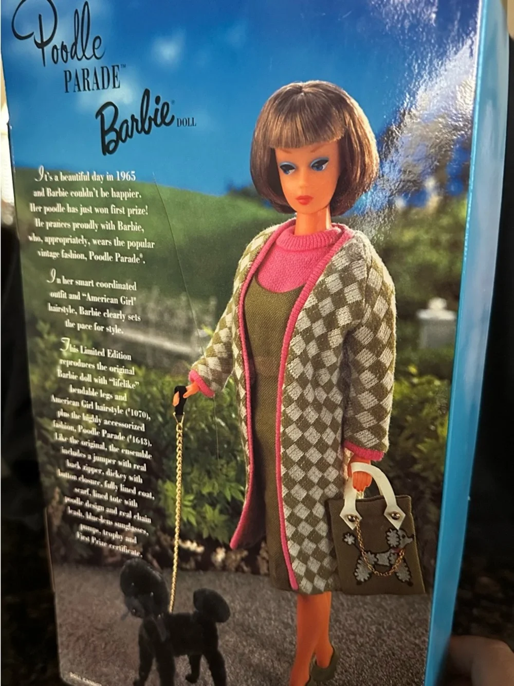 1995 Barbie 1965 Reproduction Poodle Parade Collector Doll-15280 - Picture 2 of 3